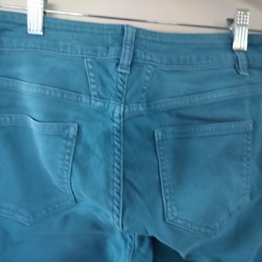 Closed Jeans Made In Italy Baker Skinny Turquoise Size 28 - Picture 4 of 7